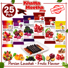 Persian Lavashak | Sour Fruit Leather Sheets With 25+ Items Deal (Apricot, Plum, Pomegranate)