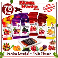 Family Pack | Persian Lavashak Leather Sheets With 75+ Items Deal (Apricot, Plum, Pomegranate)