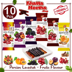 Persian Lavashak | Sour Fruit Leather Sheets With 28+ Items Deal (Apricot, Plum, Pomegranate)